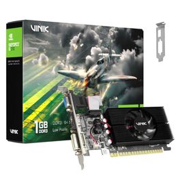 Placa de Video Vinik G210, NVIDIA GeForce 1GB, DDR3, 64 Bits, Low Profile, HDMI, DVI, VGA - GPUVK2101GBLP0H2 1